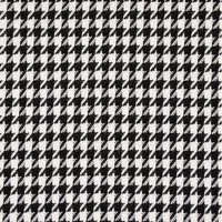 SCHÖNER LEBEN. Stoff Bekleidungsstoff Meterware Viskose Pied de Poule schwarz 145cm, pflegeleicht