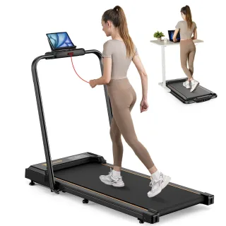 [EU Direct] Formill FT51 2 in 1 Folding Treadmill, 2.5HP Under Desk Walking Pad 1-10km/h Speed, Space-Saving Electric Ru