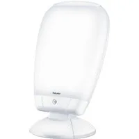 BEURER Tageslichtlampe TL 80 Tageslichtleuchte zur Simulation von Tageslicht an dunklen Tagen, Leuchtstofflampe, Tageslichtweiß, 10.000 Lux Lichtstärke, Medizinprodukt, einfache Ein-Knopf-Anwendung