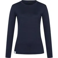 Alpenwert Langarmshirt Damen Longsleeve aus Merinowolle – atmungsaktiv & geruchsneutral Antibakteriell, Anti-Schweiß-Geruch, Outdoor & Funktionsshirt