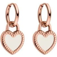 Purelei Paar Creolen Heart Charm