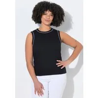 Angel of Style Longtop Ripptop Slim Fit Zierpiping