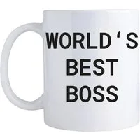 Giftandprint Tasse Best Boss Office Geschenk für den Chef Bürotasse Spruch Chefin, Geschenk für den Chef, Office, Michael Scott, Inkl. Geschenkbox