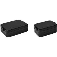 Mepal Lunchbox Lunchbox-Set 2-tlg mit Trennwand, 1500 ml & 900 ml, ideal für Mealprep, Limited Edition, spülmaschinenfest, ABS