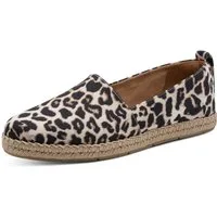 Tamaris Espadrille, Sommerschuh, Slipper, Schlupfschuh mit Juterahmen am Plateau