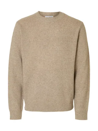 Selected - Strickpullover beige - Gr. - S