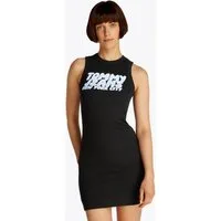 Tommy Jeans Minikleid TJW TJ BUBBLE TANK DRESS mit Logodruck