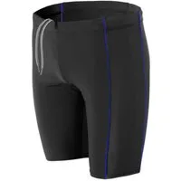 Aquarti Badehose Aquarti Herren Lange Badehose mit Kontrast-Paspel Jammer