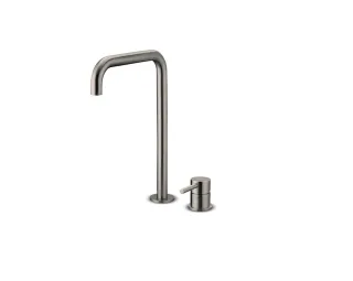 JEE-O Slimline Stand 2-Loch Waschtischarmatur, hoch, dark steel, 800-1779 800-1779