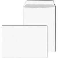KK Verpackungen Briefumschlag, Versandtaschen Kuverts DIN C5 162 x 229 mm Selbstklebung weiß