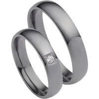 Firetti Trauring Schmuck Geschenk Tantal Hochzeit Ehering "LIEBE", Made in Germany - wahlweise mit oder ohne Brillant