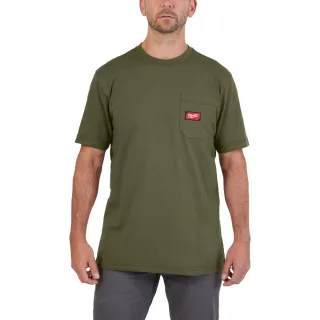 Milwaukee Arbeits-T-Shirt mit UV-Schutz Grün XL - 4932493021