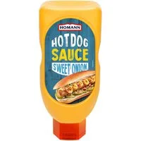 Homann Saucen, Homann Hot Dog Mayonnaise Sauce Kopfstehflasche Snack Sauce 430ml
