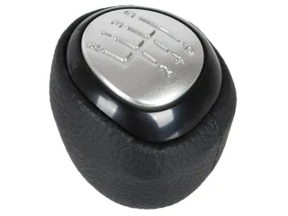 Schaltknauf Knauf in Schwarz / Alu 6-Gang für Saab 9-3 ab 2003-2012