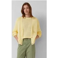 s.Oliver Cardigan Strickjacke Strickjacke aus Bändchengarn im Relaxed Fit