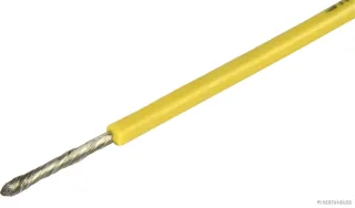 HERTH&BUSS Elektroleitung, Silikon 0,75 mm², gelb, 5 m gelb - 51275506002