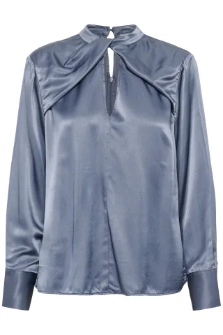 Langarm-Bluse KBBlanca Classic fit blue