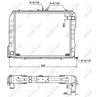 NRF Motork?hler gel?tet Toyota Hiace 513962