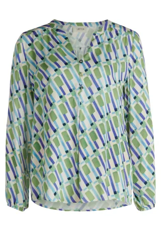 CARTOON - Casual-Bluse green/blue - Gr. - 42