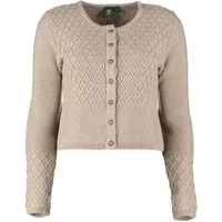 OS Trachten Strickjacke Swoyar Trachtenjacke mit Rautenmuster