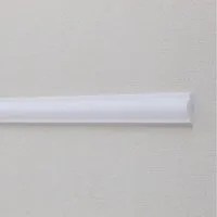 PROVISTON Zierleiste Polystyrol, 11 x 22 x 2000 mm, Weiß, Wandleiste, Kleben, Polystyrol, 1-St.