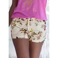 LASCANA Pyjamashorts mit Druck