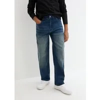 bonprix Loose-fit-Jeans (1-tlg) Loose-fit, weites Bein, mit vier Taschen, überwiegend aus Baumwolle