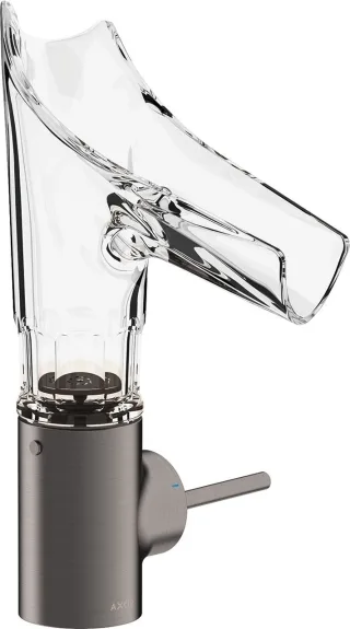 Hansgrohe Waschtischarmatur Axor Starck V Brushed Black Chrome Facettenschl. 12123340