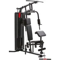 Christopeit Sport® Kraftstation SP 2000, 8 Gewichtsblöcke (Butterflystange, Latzug, Ruderfunktion und mehr), max. Benutzergewicht 120 kg, max. Trainingsgewicht 56 kg