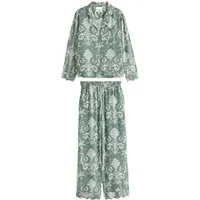 LAURA ASHLEY Pyjama Laura Ashley Josette Pyjama mit Knopfleiste (2 tlg)