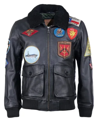 Top Gun Lederjacke TG20201007