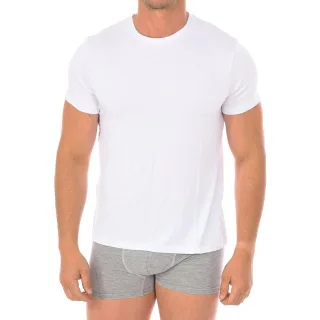 Herren Bambus Kurzarm Unterhemd Q602