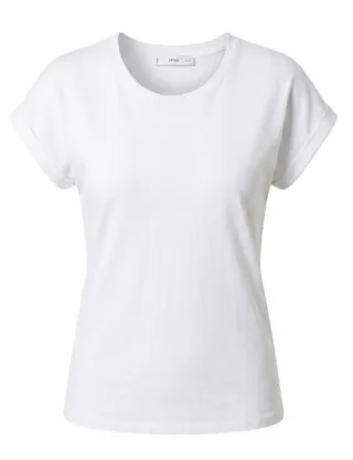 MANGO - T-SHIRT SEVILLA, BLANCO - Gr. - S