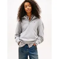 Tommy Jeans Kapuzensweatshirt TJW BXY S-FLAG 1/4 ZIP HOODIE