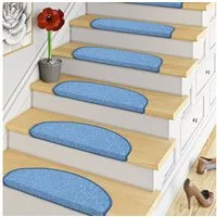 Pergamon Stufenmatte Trend Schlinge Stufenmatte Strong 15er-Set, Halbrund, Höhe: 5 mm