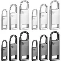 FELIXLEO Reißverschluss Reissverschluss Zipper Pull, Zipper für Reparatur, Metall Ersatzzipper