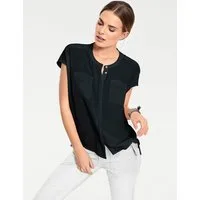 heine Klassische Bluse Oversized Bluse Kurzarm
