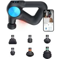 Therabody Massagepistole Theragun PRO Plus Schmerzlinderung, Regeneration, wissensch. erwiesen, Massage-, Vibrations-, Wärmetherapie, Pulsmessung, App-Steuerung