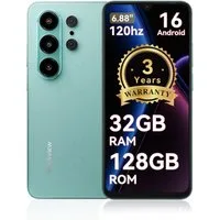 blackview Blackview Android 16 WAVE 10 (32+128) 120HZ 5000mAh AI Smartphone (6.8 Zoll, 32 MP Kamera, Fingerabdruck, Dual SIM 4G, Android 16)