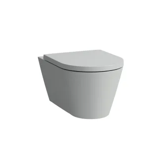 Laufen Tiefspül-WC wandhängend Kartell · LAUFEN 545x370 Silent-Flush spülrandlos grau matt H8213317590001