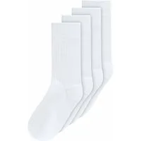 MELA Socken Gerippte Socken 4 Paare Ohne Polyester & Polyamid. Das Elasthan ist komplett abbaubar.