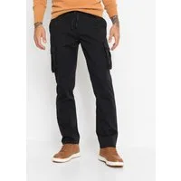 bonprix Cargohose aus reiner Baumwolle, Regular Fit, Straight-Schnitt, casual Stil