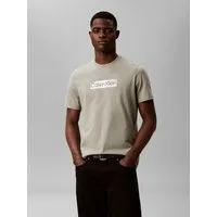 Calvin Klein T-Shirt Reine Baumwolle, Regular Fit, Glanzdruck