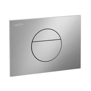 Laufen Betätigungsplatte SUNRISE INEO mit Zweimengenbetätigung chrom matt, H9001120070001 H9001120070001