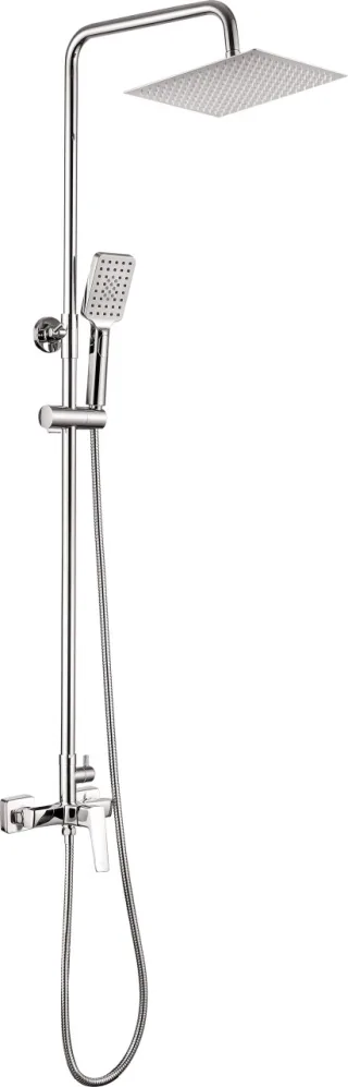Neuesbad Serie 660 3-Funktionen Duschsäule mit Armatur, Chrom NB1DENQL04XM1