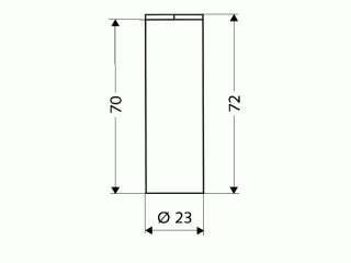 Schell Eckventil Designblende Baulänge 70mm 3/8" chrom 230620699