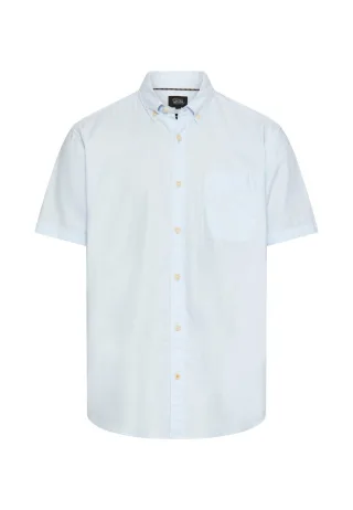 camel active - Kurzarmhemd aus Leinenmix airy blue - Gr. - M