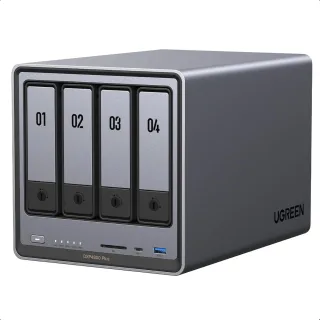 Ugreen NASync DXP4800 Plus [Leergehäuse 8GB RAM 1x RJ-45 10GBase-T 1x RJ-45 2.5GBase-T]