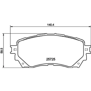 Hella Bremsbel?ge vorne Mazda 6 GJ