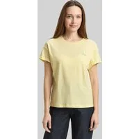TOM TAILOR T-Shirt T-Shirt T-Shirt mit Stickerei